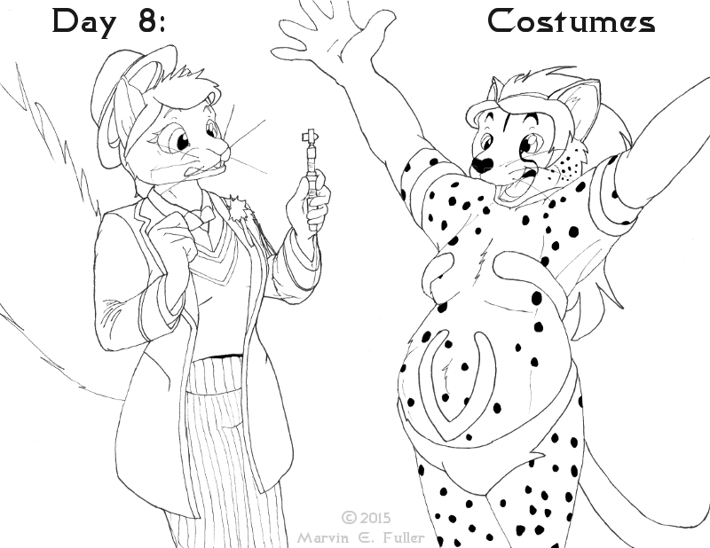 Daily Sketch 8 - Costumes
